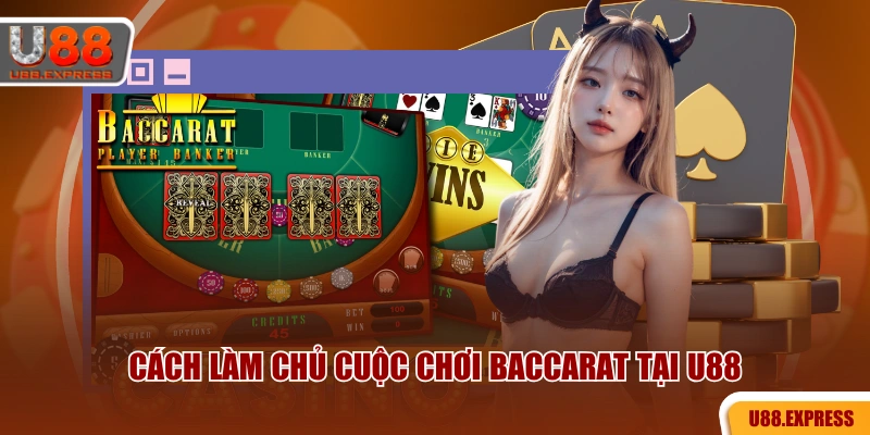 Cách làm chủ cuộc chơi baccarat tại U88