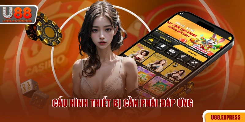 Cấu hình thiết bị cần phải đáp ứng