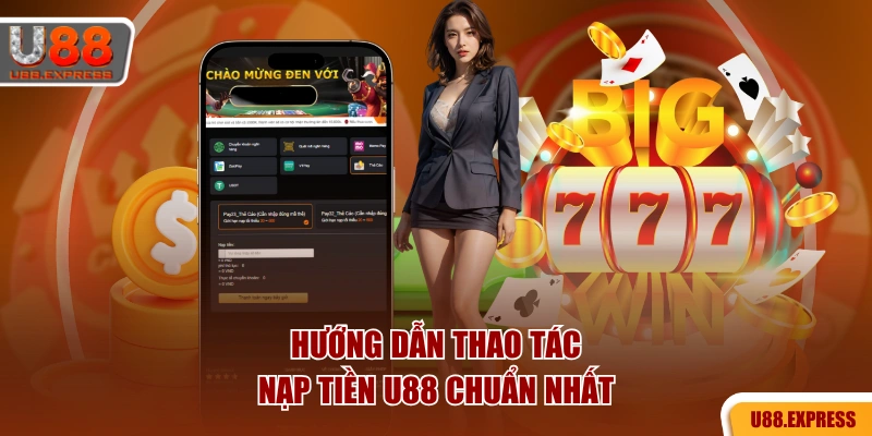 Hướng dẫn thao tác nạp tiền U88 chuẩn nhất