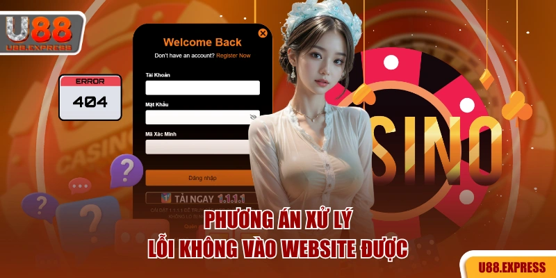 Phương án xử lý lỗi không vào website được